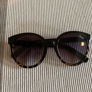 Quay oversized round sunglasses